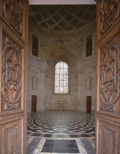 Vista interna della cappella, c.1522 da Philibert Delorme
